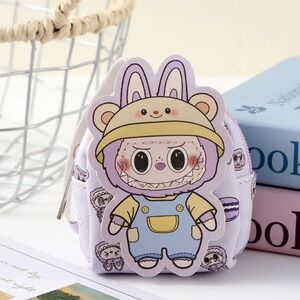 Cute Monster Backpack‎ Coin Purse Mini Shoulder Bag Keychain Kids